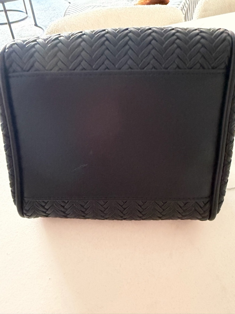 Anthropologie Black Woven Shoulder Bag - Picture 9 of 9